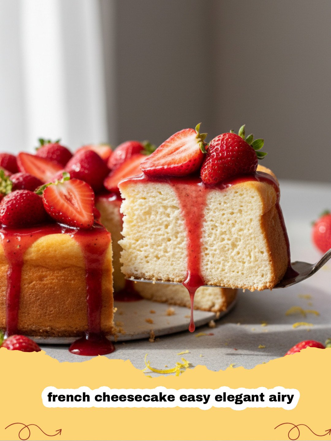 The Ultimate French Cheesecake: Easy, Elegant, and Airy Perfection