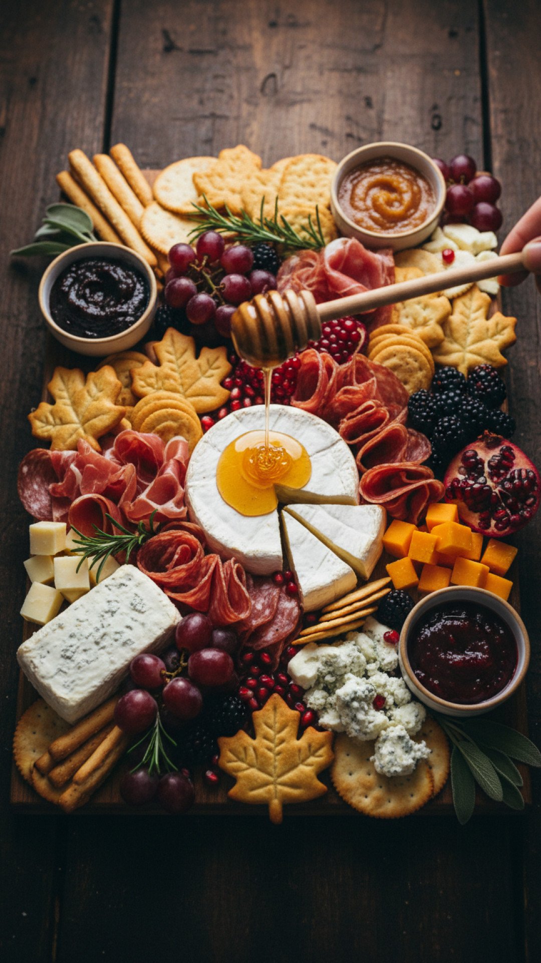 Epic Fall Charcuterie Board Preparation