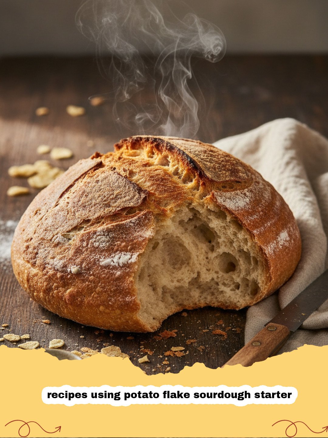 Soft and Sweet Potato Flake Sourdough Rolls