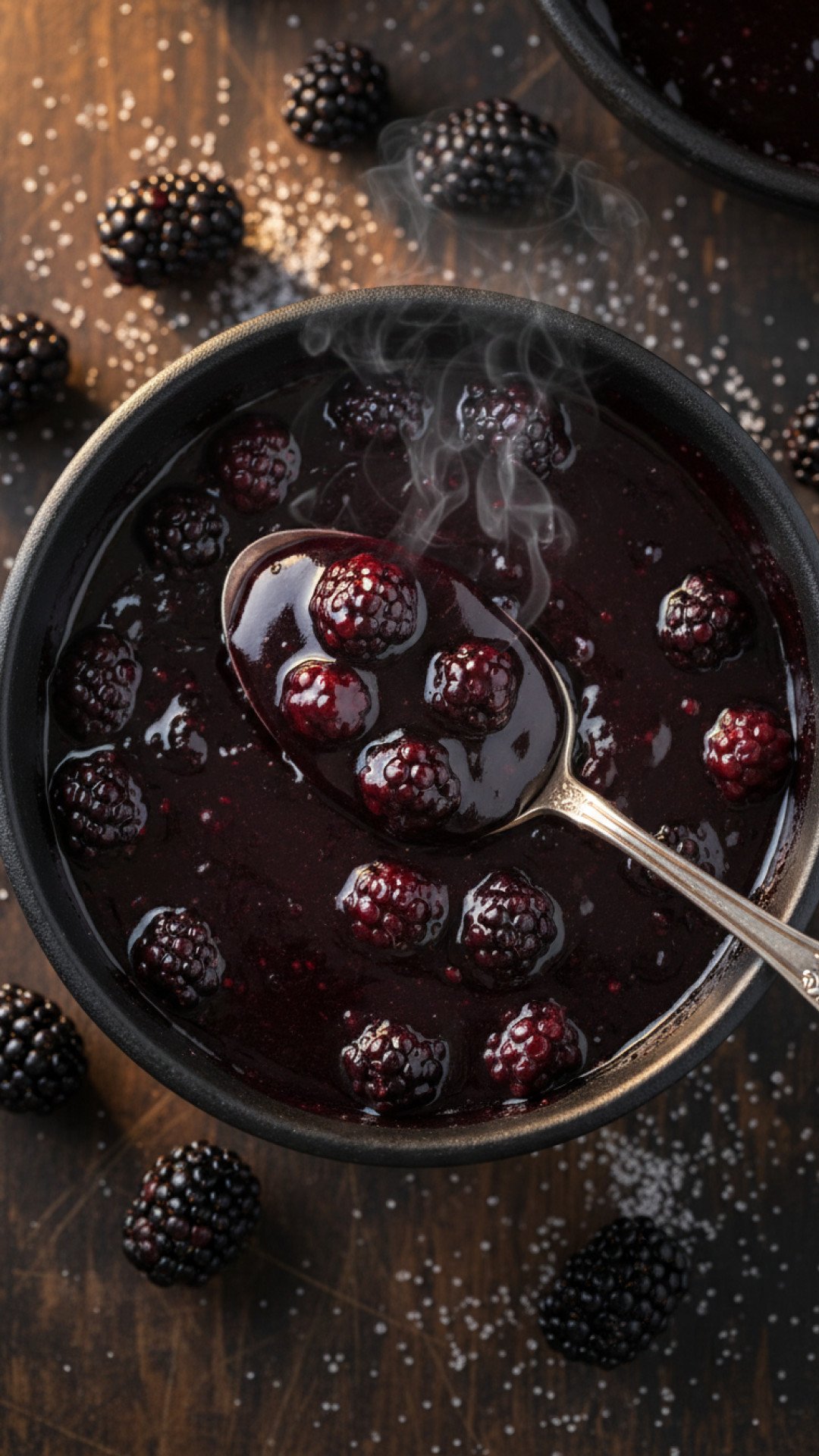 Homemade Blackberry Pie Filling Preparation