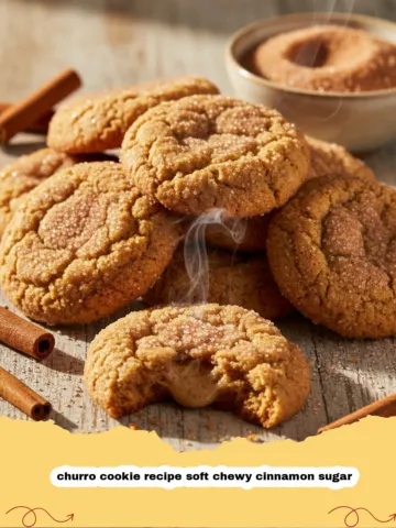 The Best Soft and Chewy Churro Cookie Recipe