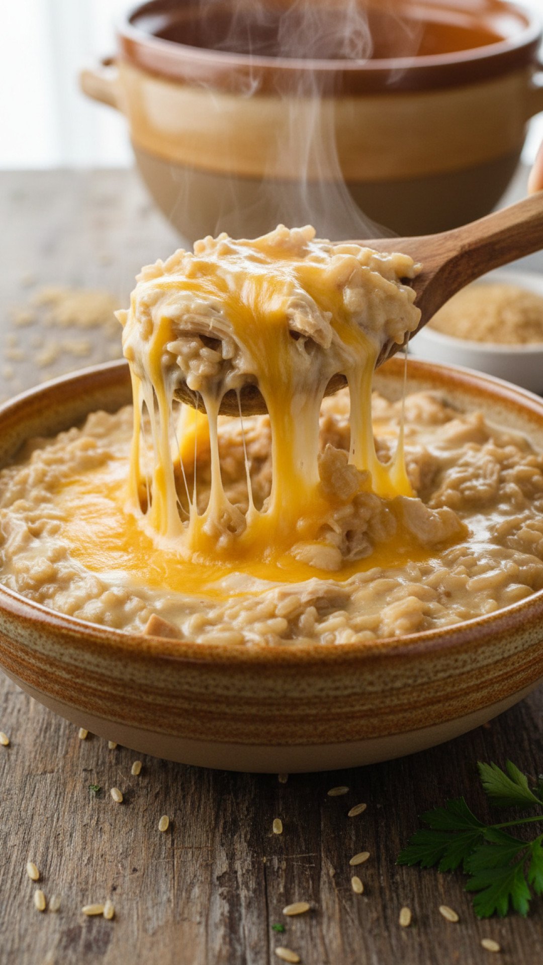 Kid-Friendly Crockpot Chicken and Rice Preparation