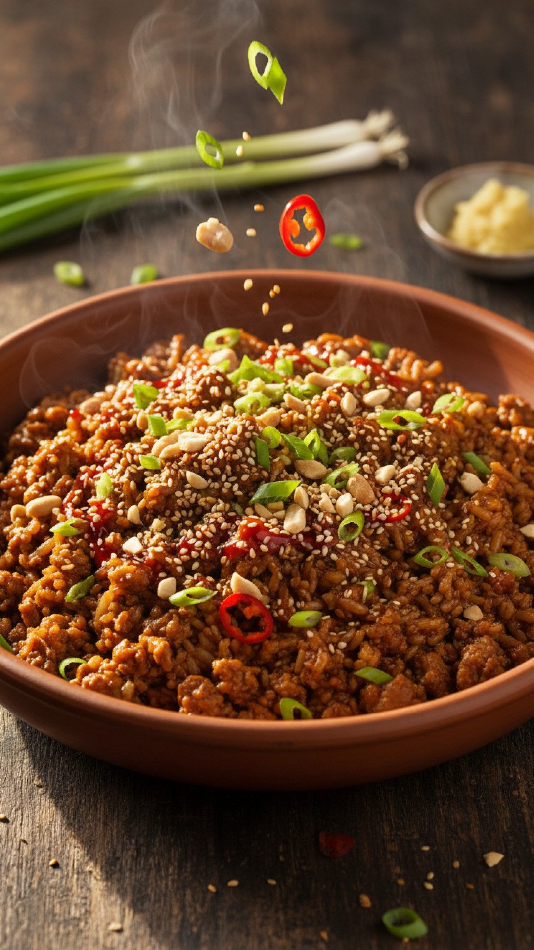 One-Pot Ground Turkey and Rice Skillet Preparation