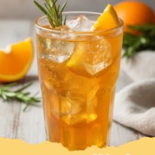 Sparkling Orange Rosemary Refresher