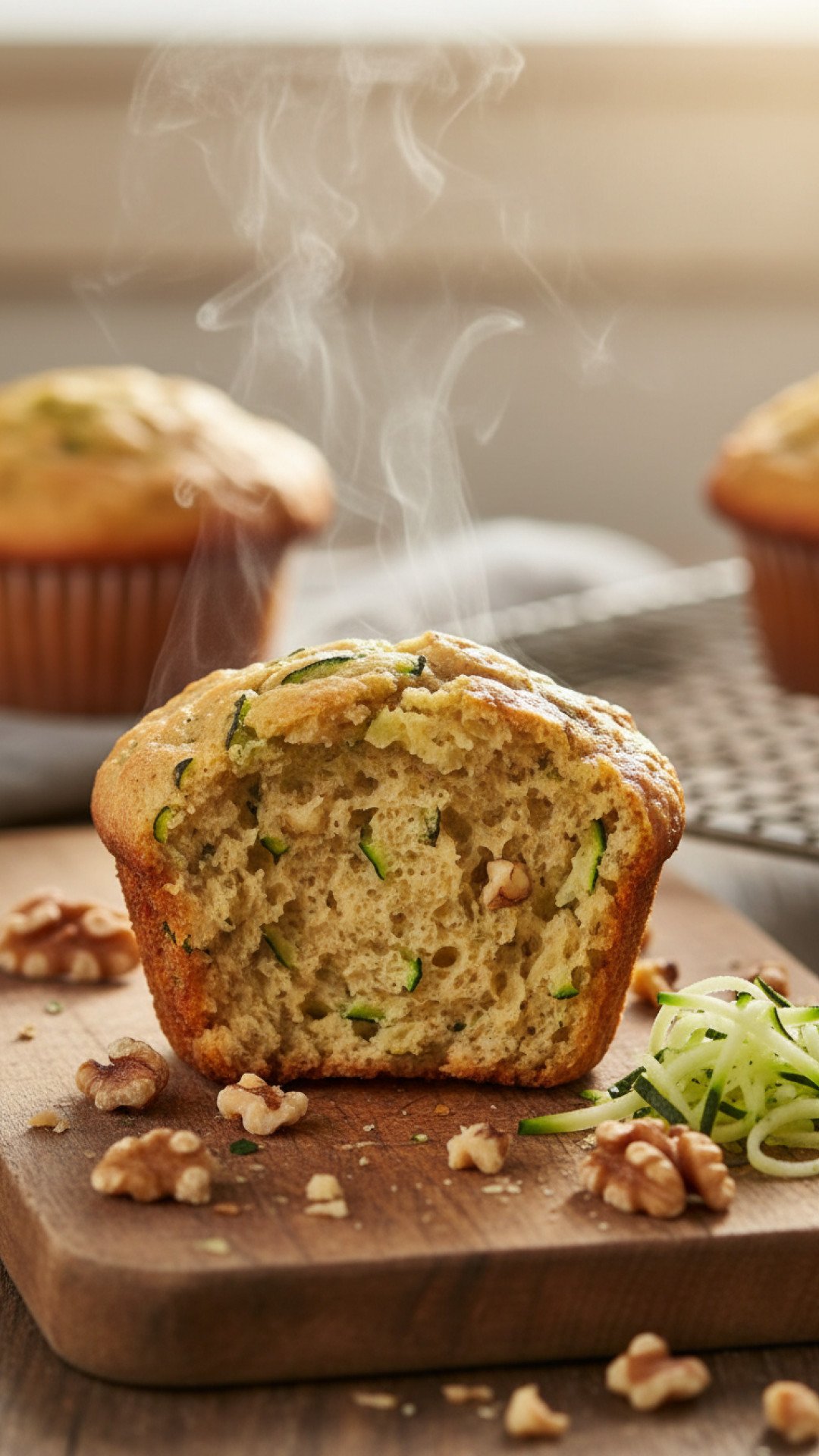 Simple Sourdough Zucchini Muffins Preparation