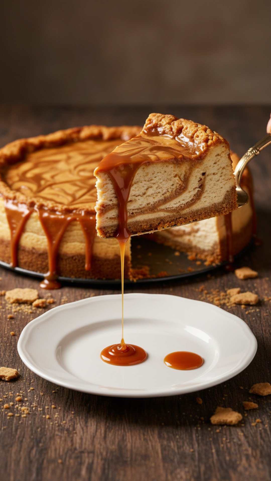The Ultimate Caramel Cheesecake Tort Preparation