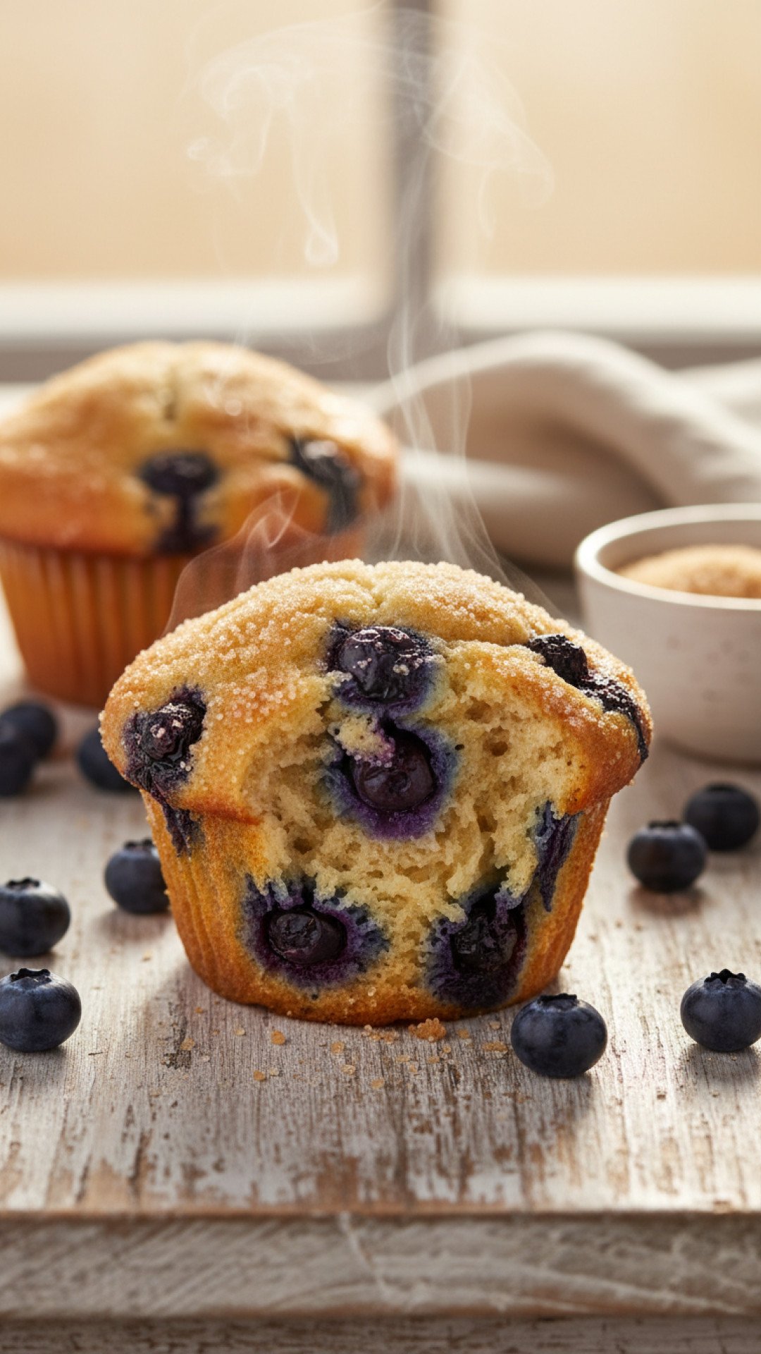 Ultimate Buttermilk Blueberry Muffins Preparation