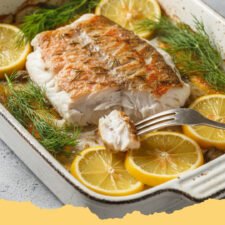 Zesty Baked Red Snapper