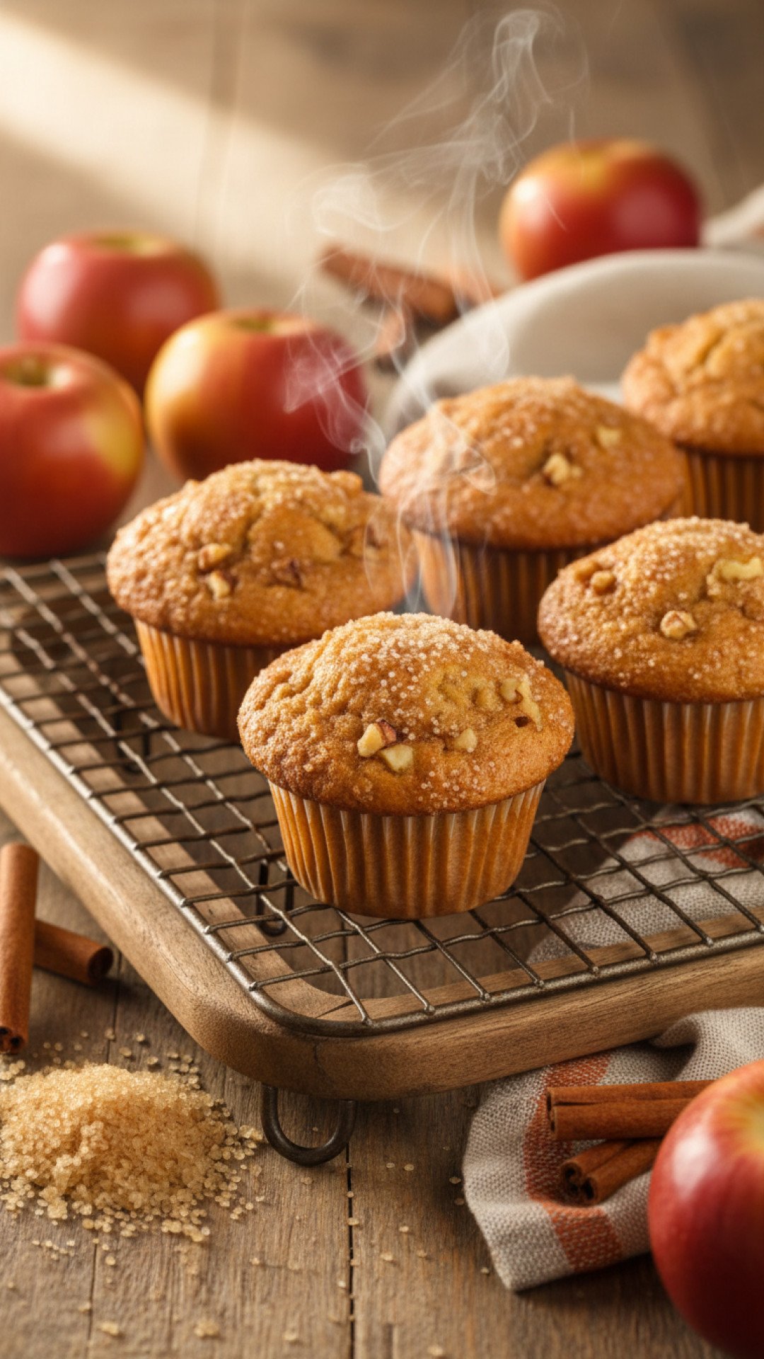 Apple Cider and Brown Sugar Muffins Preparation