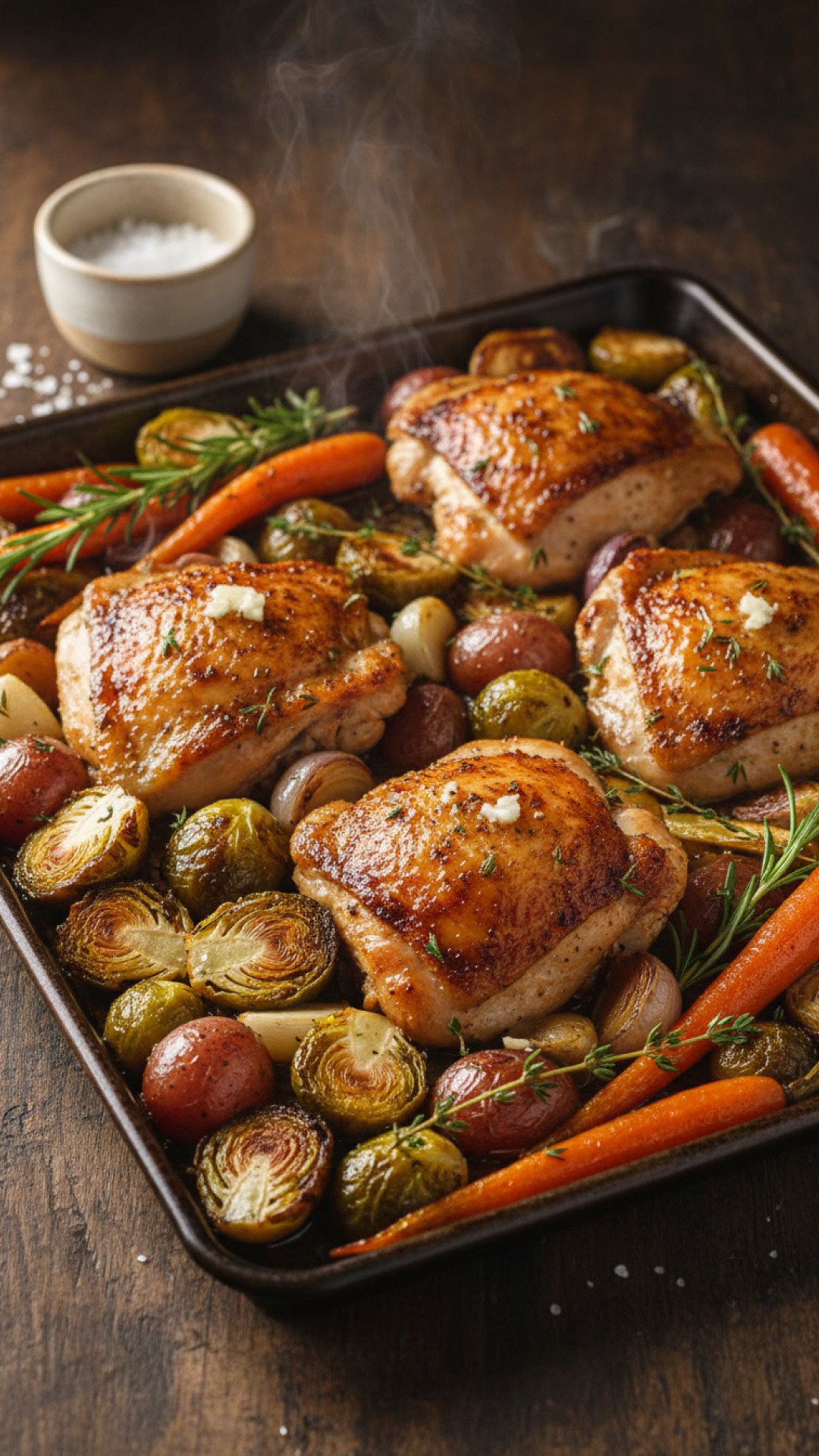 Autumn Harvest Chicken Sheet Pan with Root Vegetables Preparation