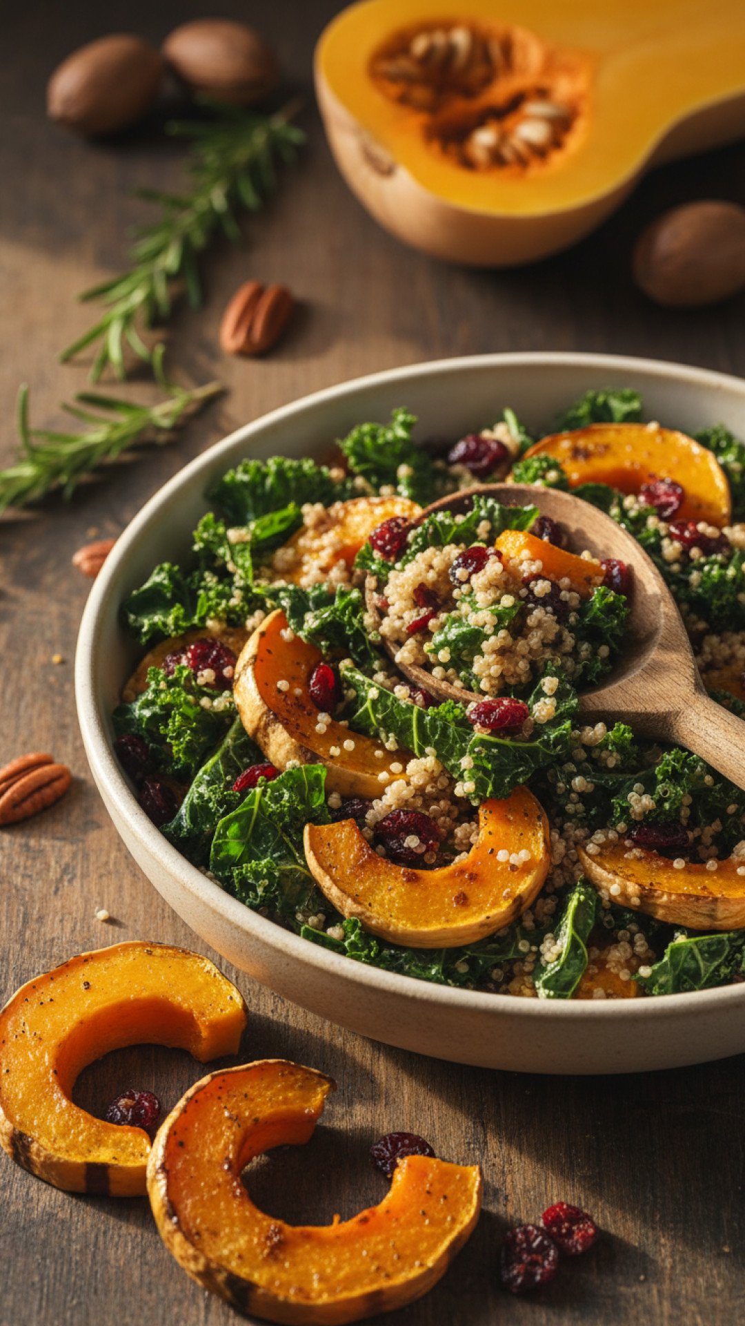 Autumn Harvest Quinoa Salad Preparation