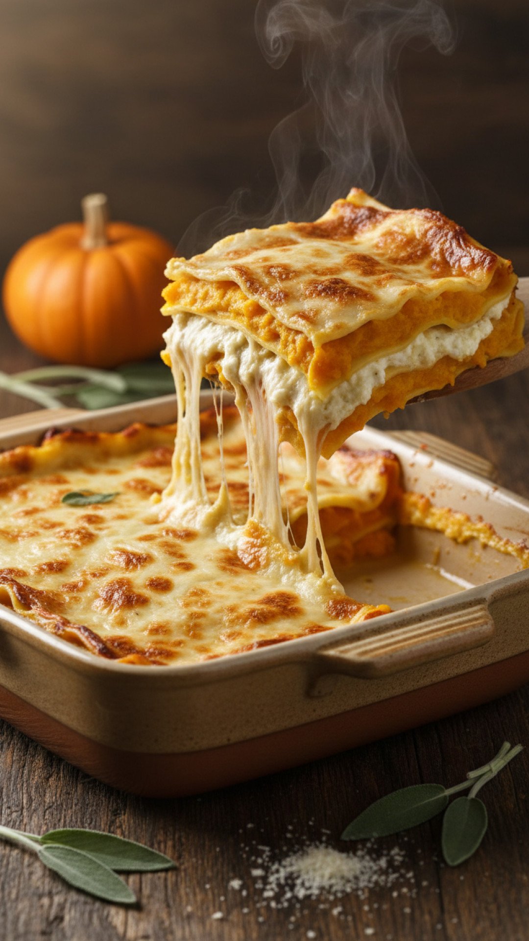 Autumn Vegetable Lasagna with Butternut Squash Preparation