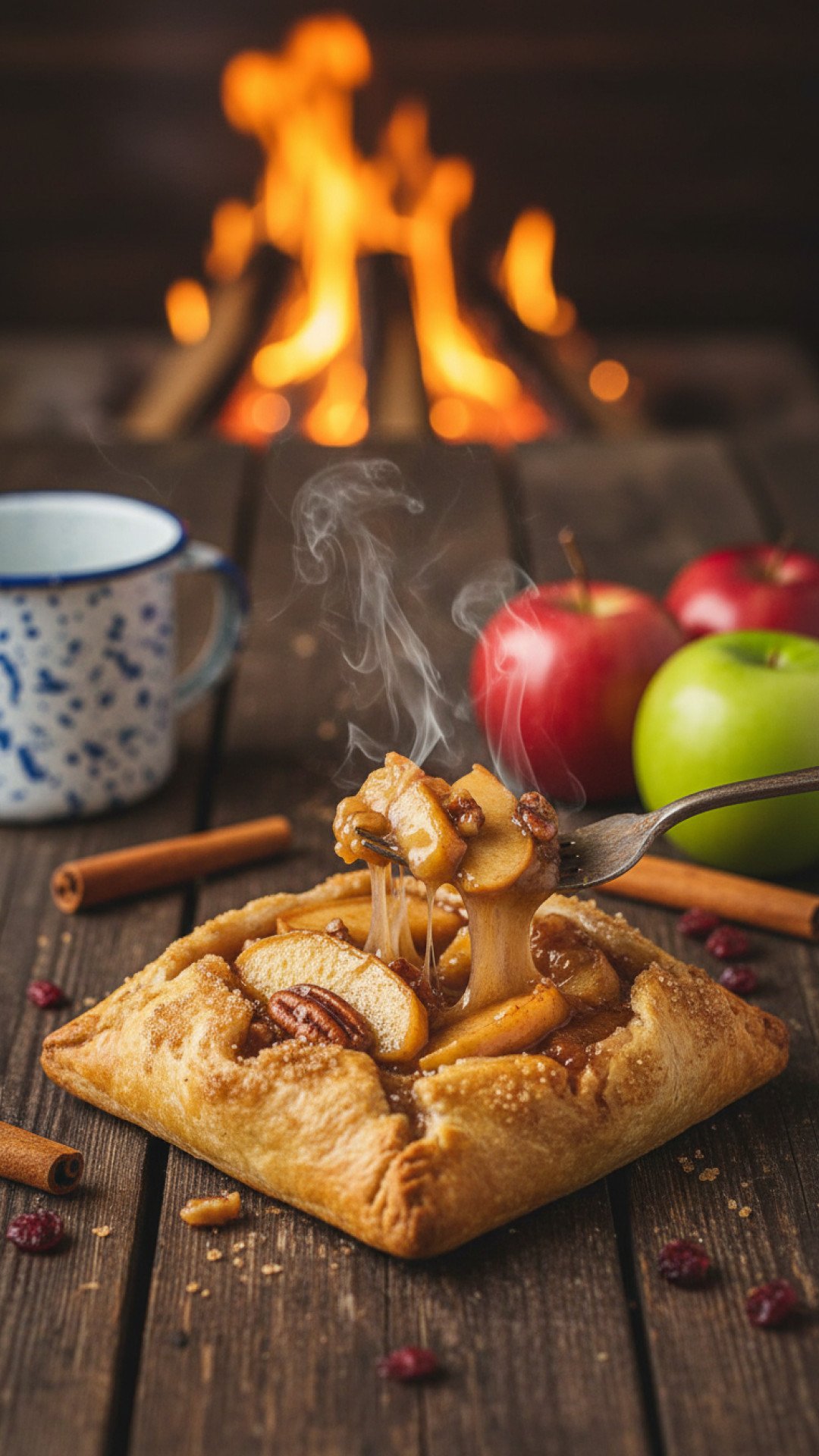 Campfire Apple Pie Packets Preparation