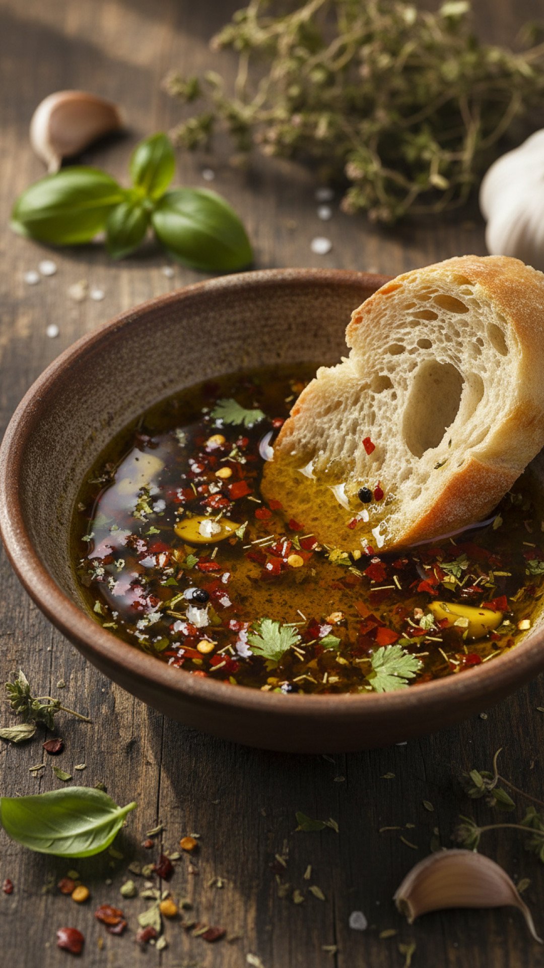 Carrabba's Style Bread Dipping Oil Preparation