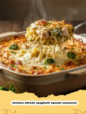 Creamy Chicken Alfredo Spaghetti Squash Casserole: A Low-Carb Comfort Classic