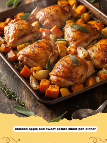 The Ultimate Chicken Apple and Sweet Potato Sheet Pan Dinner