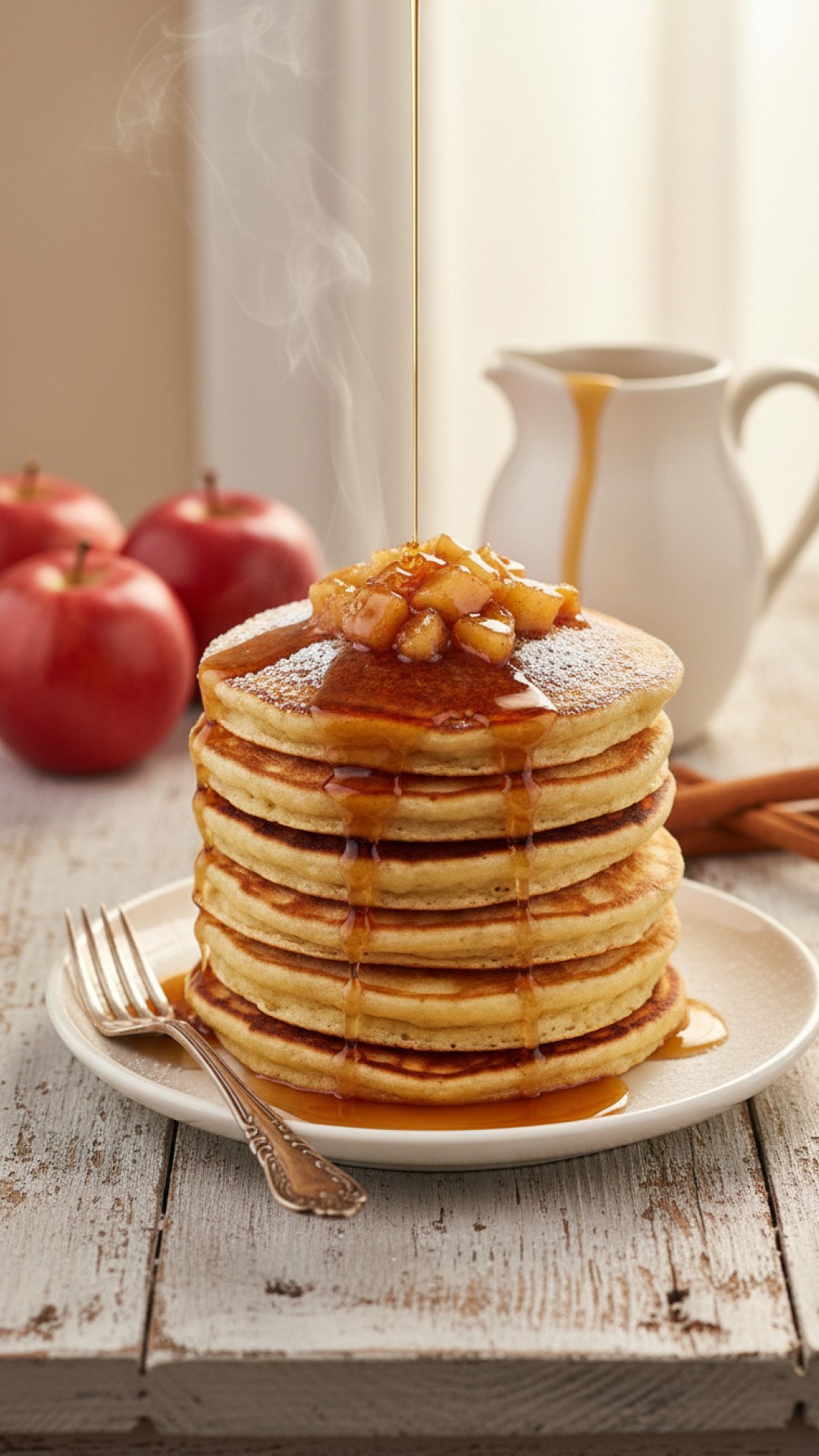 Classic Apple and Cinnamon Pancakes Preparation
