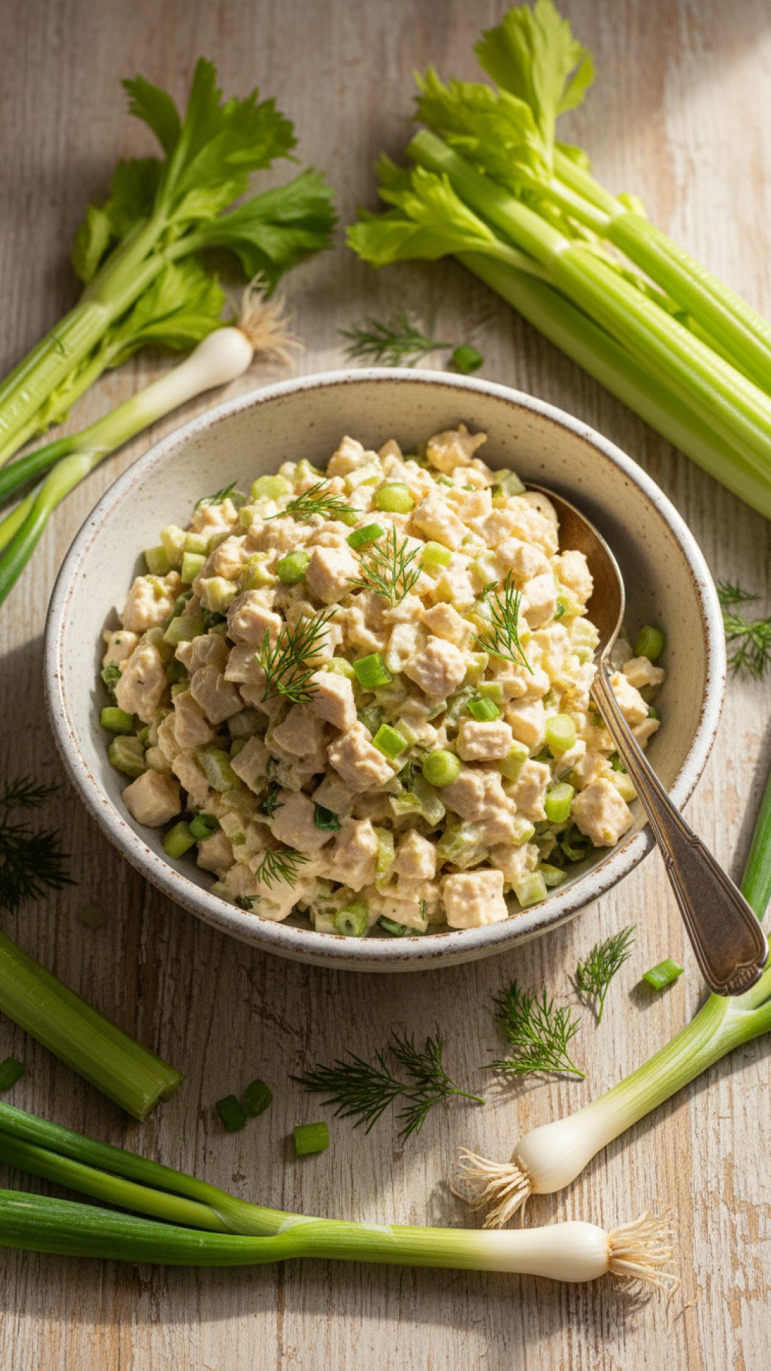 Classic Creamy Chicken Salad Preparation