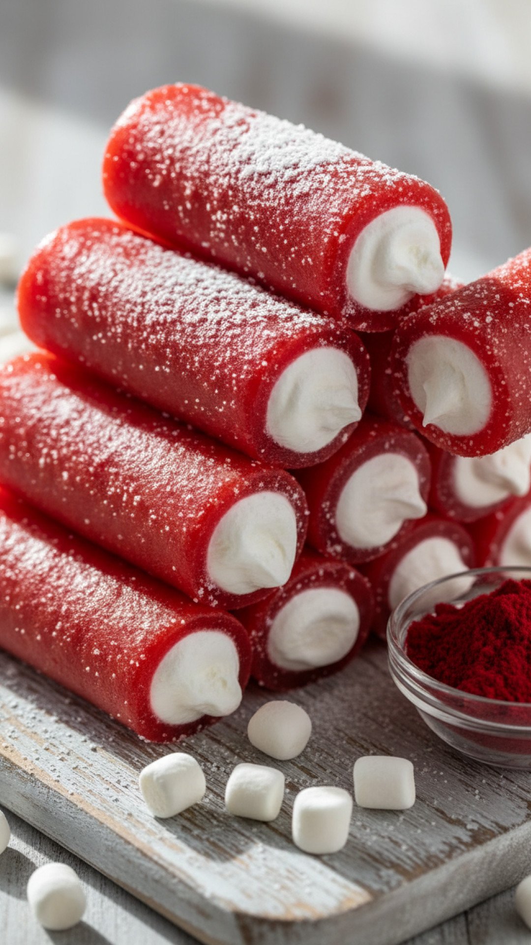 Classic Jello Roll Ups Preparation