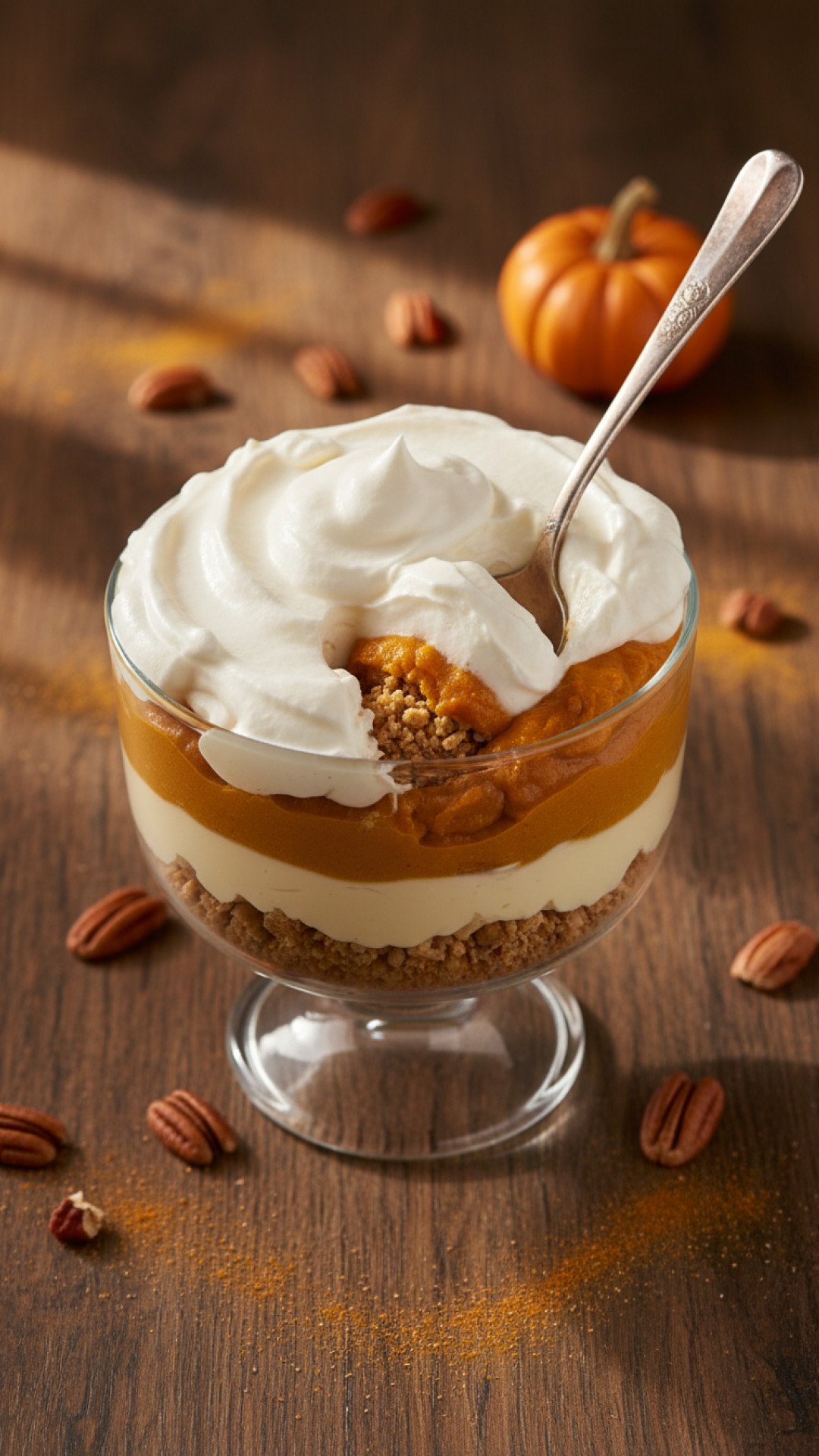 Classic Layered Pumpkin Delight Preparation