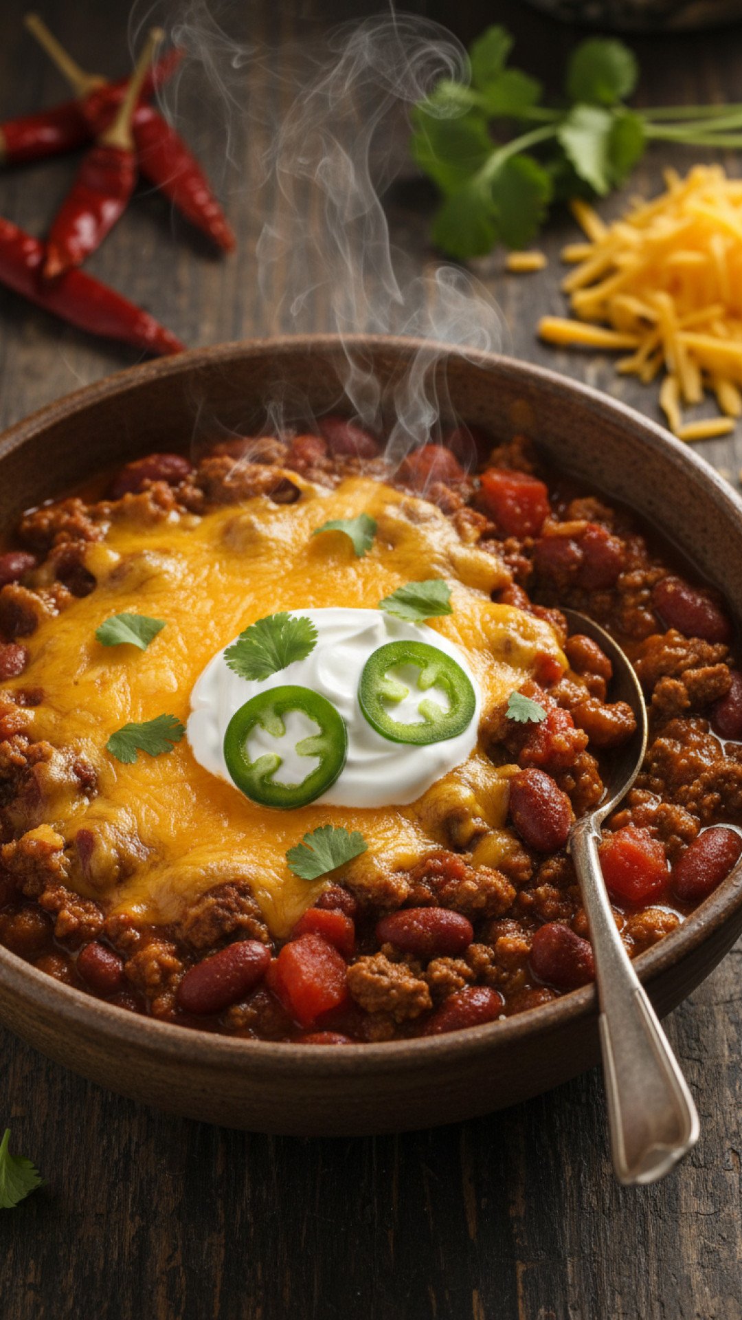 Classic Slow-Simmered Beef Chili Preparation