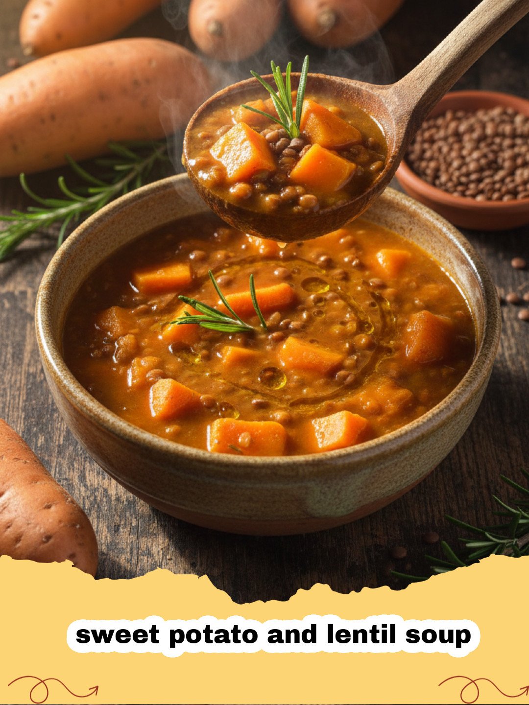 The Ultimate Comforting Sweet Potato and Lentil Soup Recipe