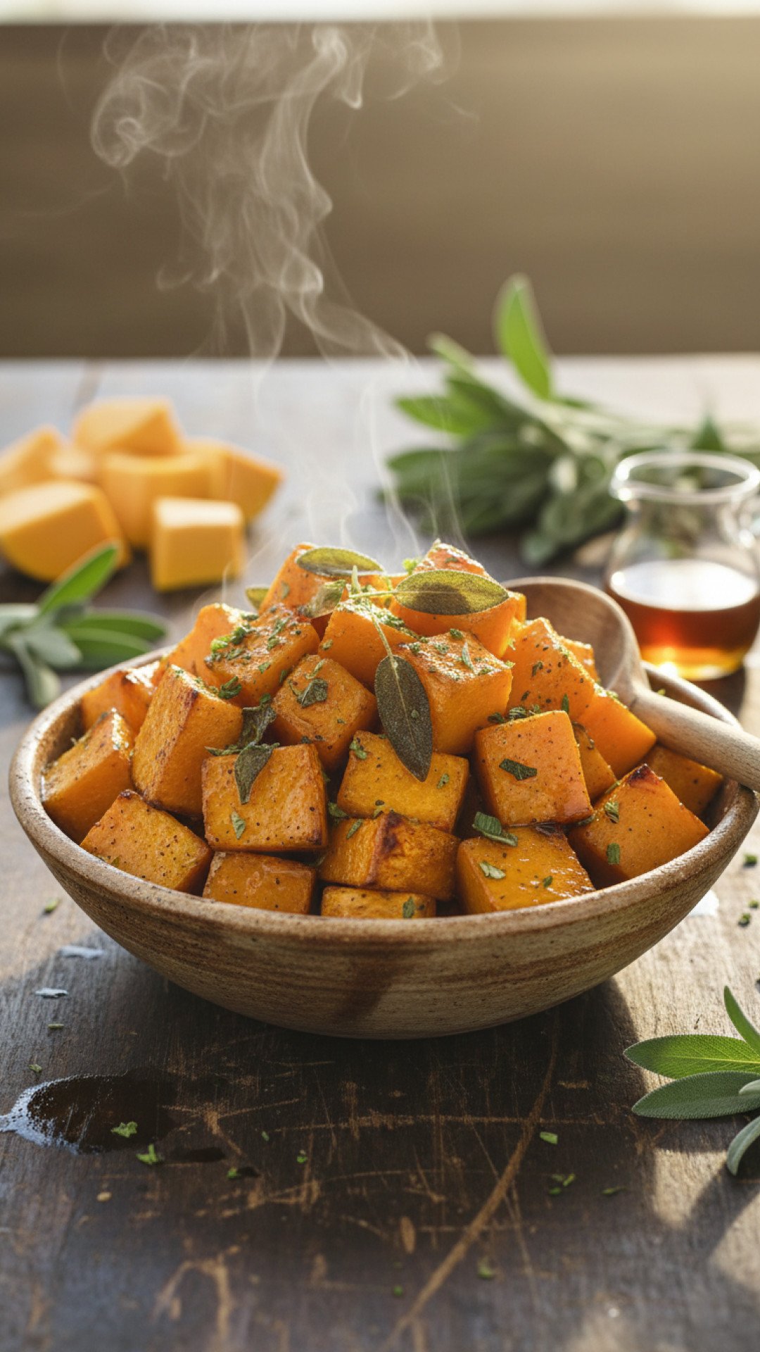 Creamy Roasted Butternut Squash Soup Preparation