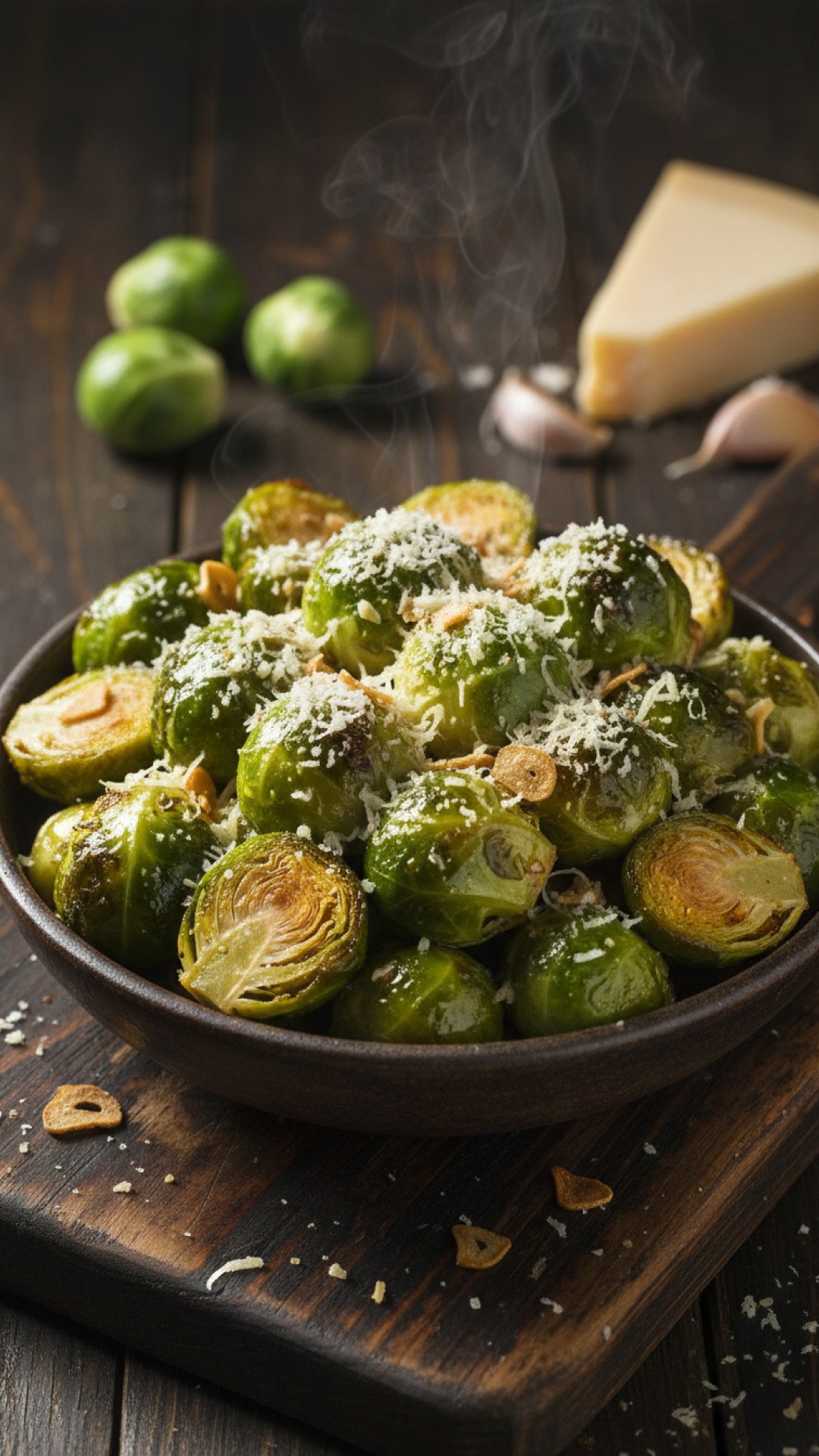 Crispy Balsamic Roasted Brussel Sprouts Preparation