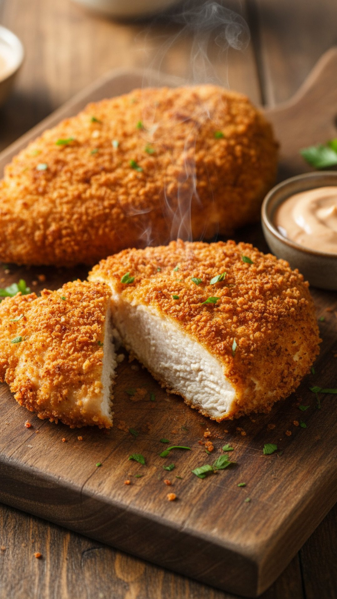 Crispy Oven Baked Chicken Fillet Preparation