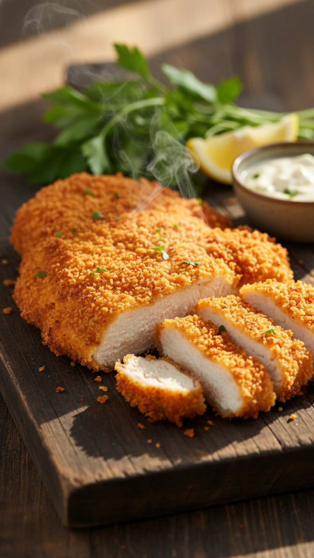 Crispy Oven Baked Chicken Fillet Preparation