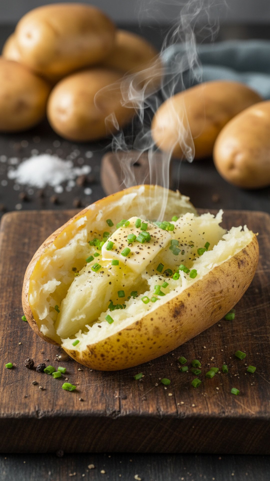 Crock Pot Baked Potatoes Recipe Preparation