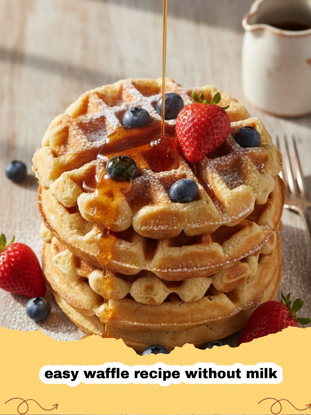 The Ultimate Crispy Waffle Recipe Without Milk