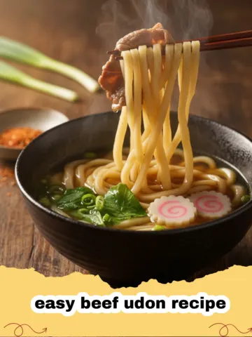 Savory Comfort in Minutes: My Go-To Easy Beef Udon Recipe