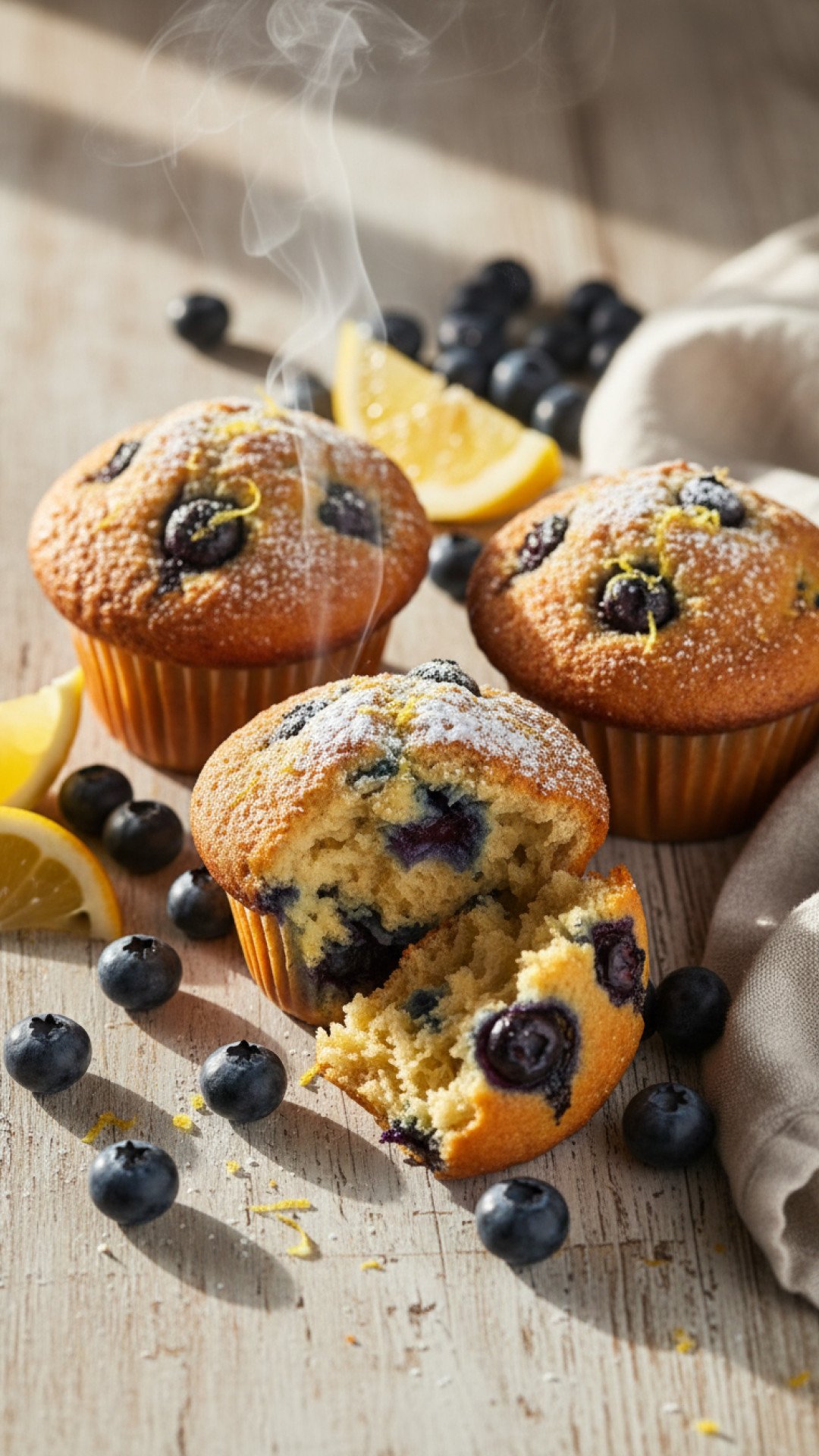 Easy Blueberry Muffins Using Cake Mix Preparation
