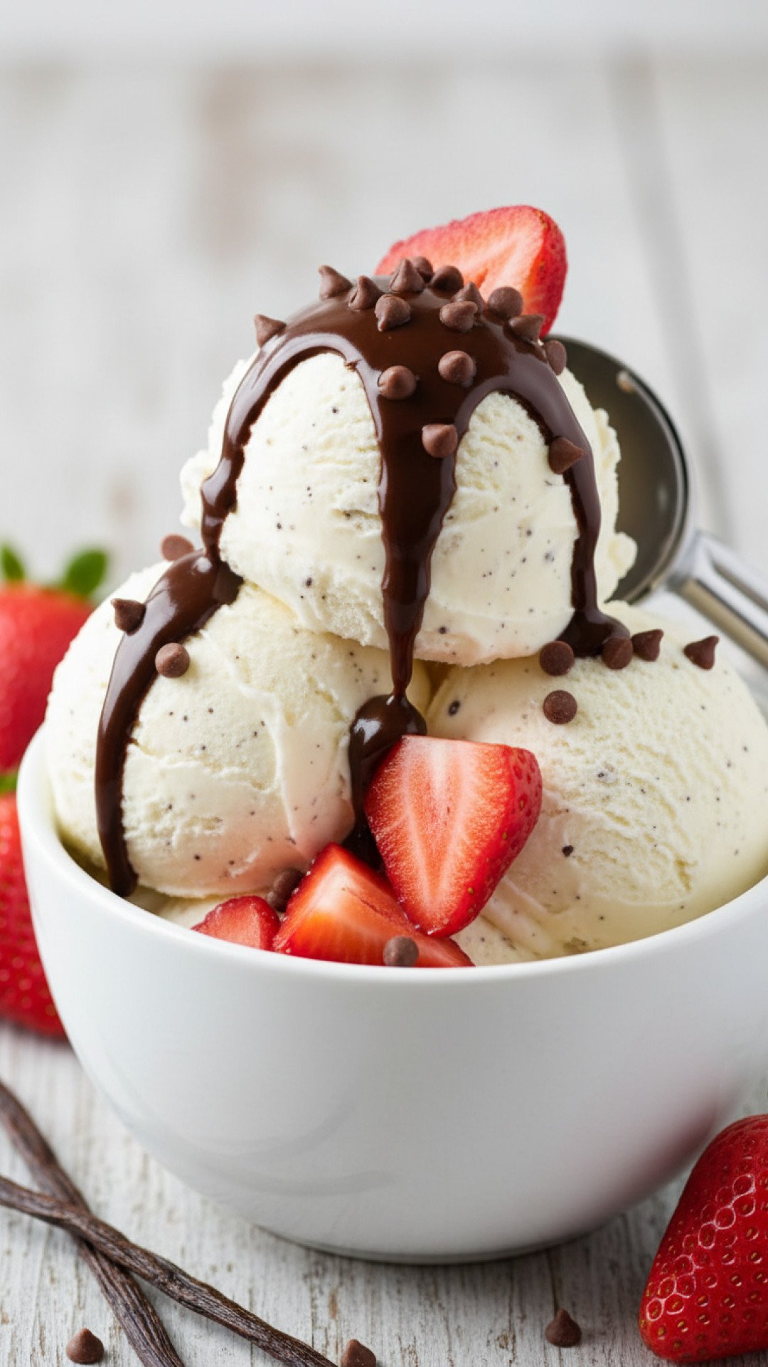 Easy No Churn Vanilla Ice Cream Preparation