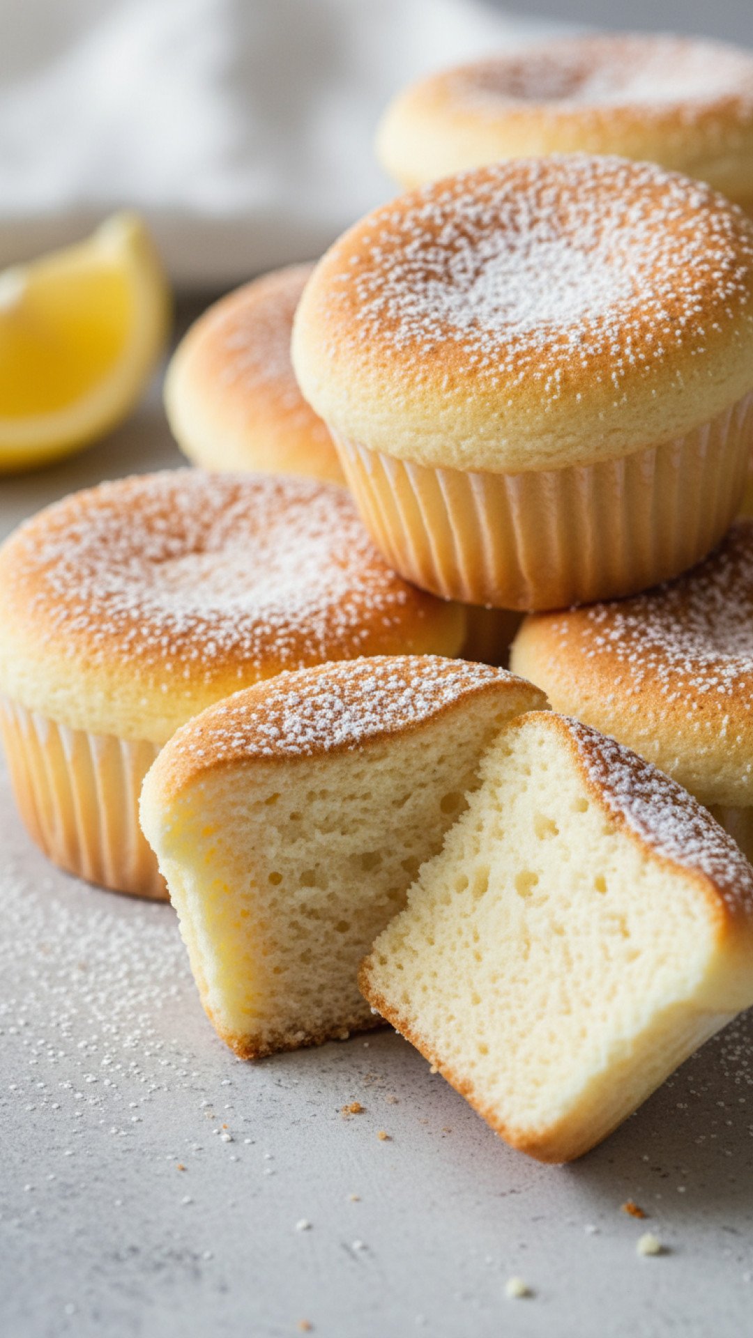 Fluffy Japanese Cotton Cheesecake Cupcakes Preparation