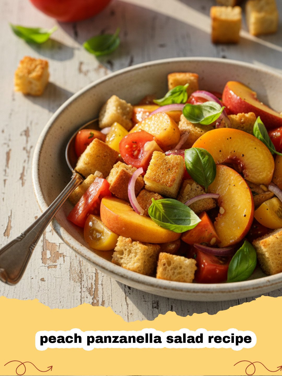 Summer Bliss in a Bowl: The Ultimate Peach Panzanella Salad Recipe