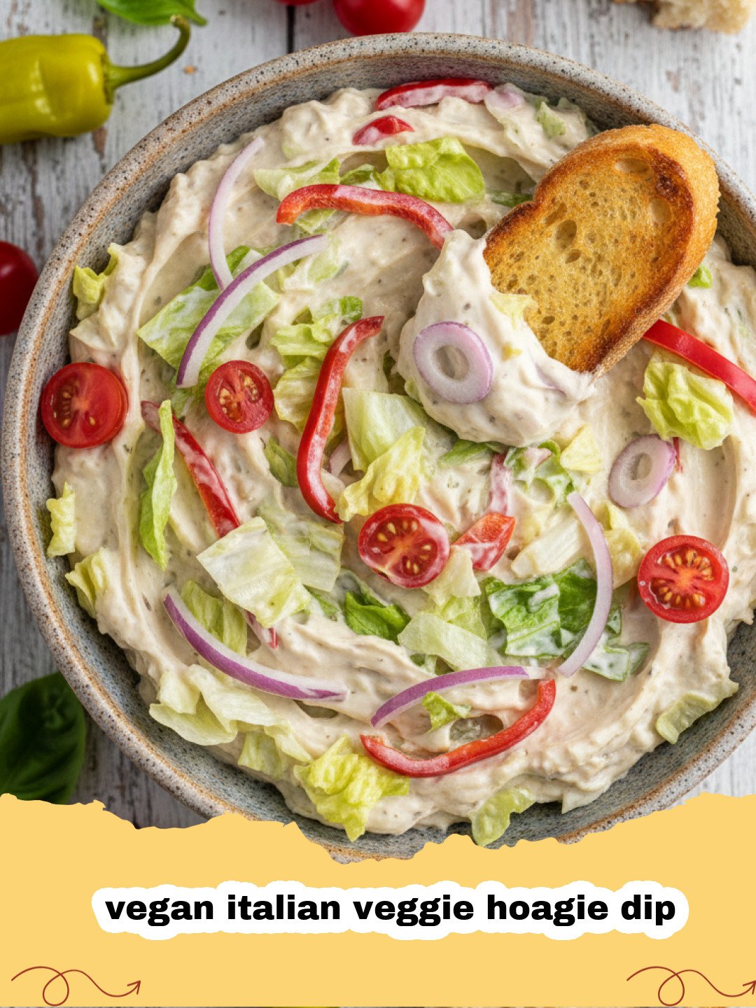 The Ultimate Vegan Italian Veggie Hoagie Dip for Every Occasion