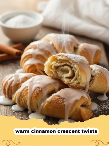 Warm Cinnamon Crescent Twists