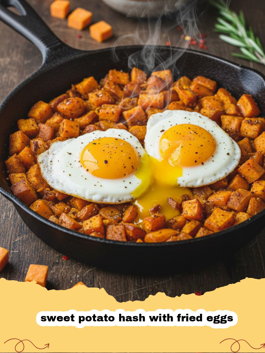 The Ultimate Sweet Potato Hash with Fried Eggs for a Cozy Morning