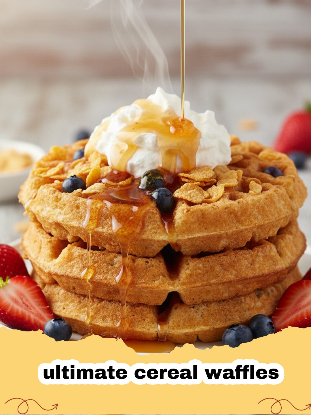 The Ultimate Cereal Waffles: A Crunchy Breakfast Revolution
