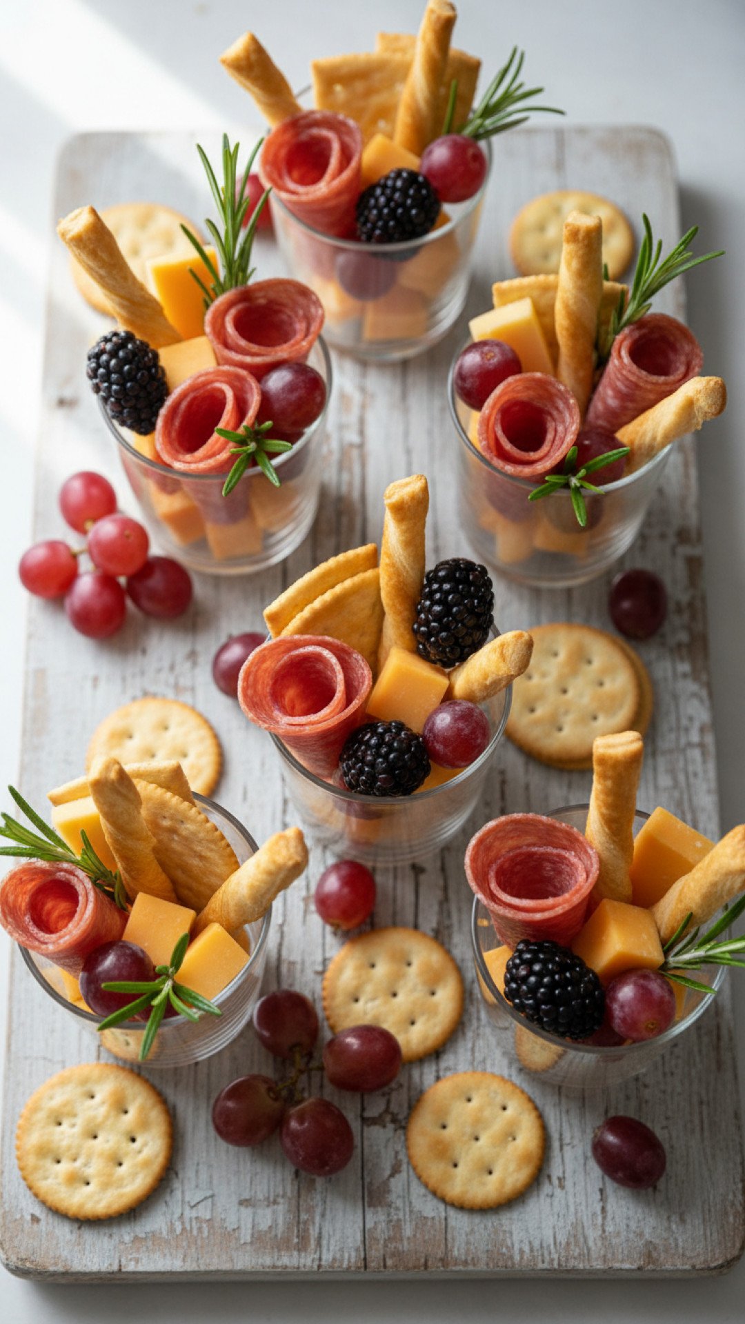 Gourmet Individual Charcuterie Cups Preparation