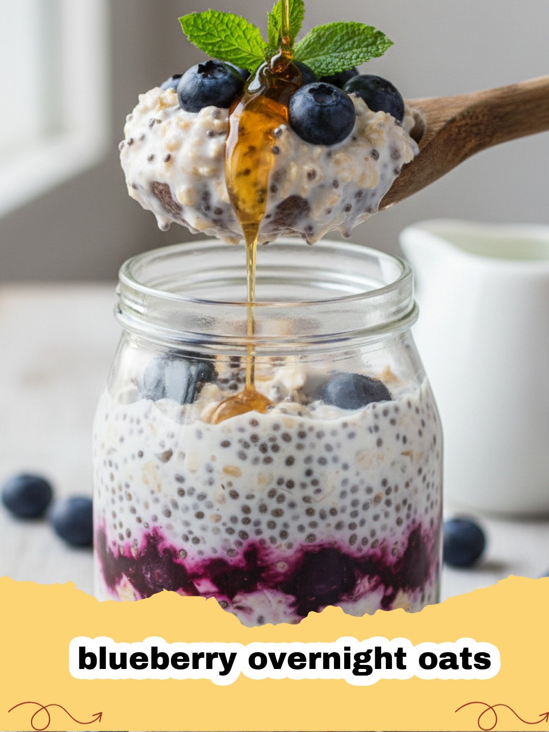 Easy Creamy Blueberry Overnight Oats for Busy Mornings