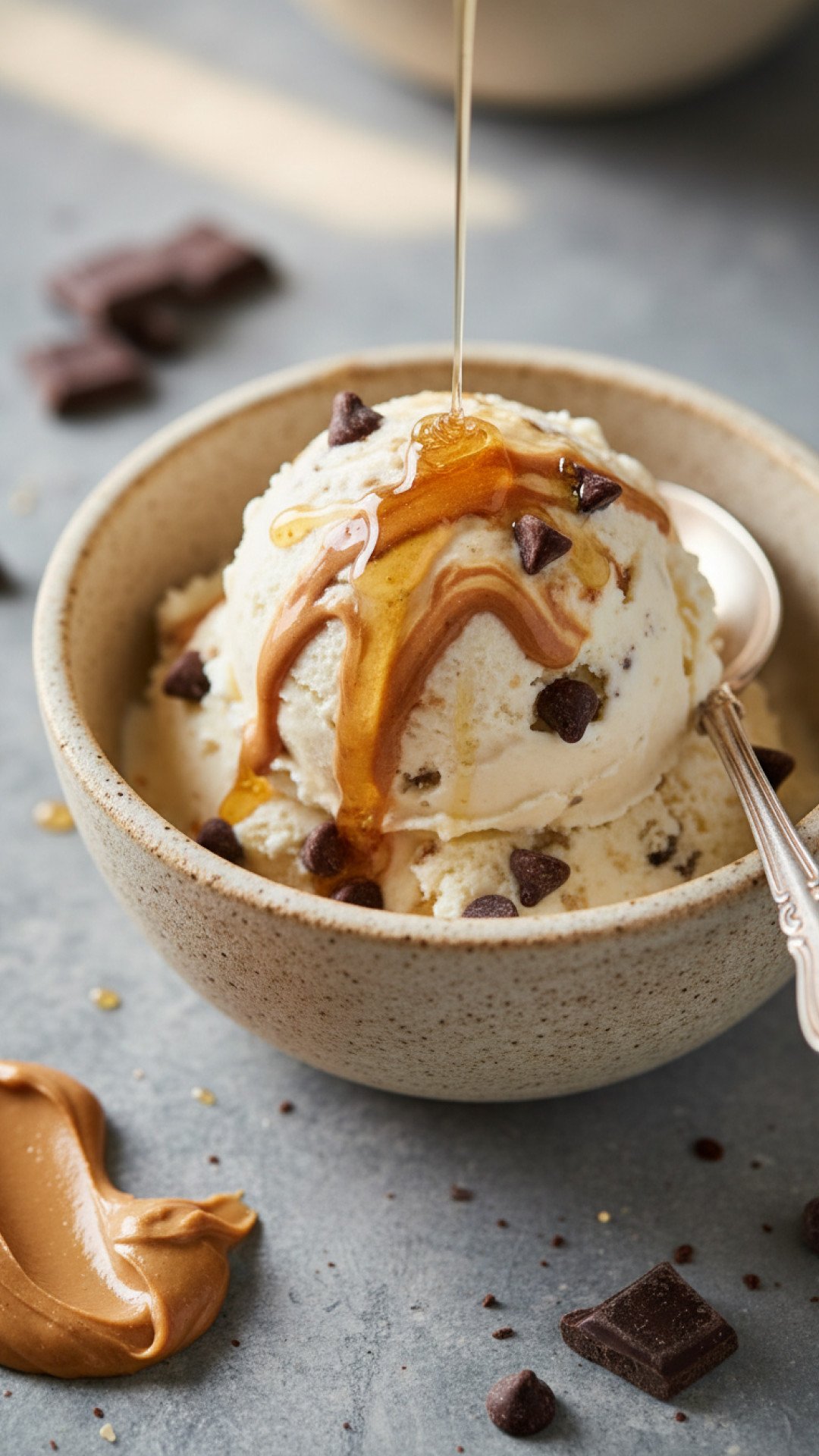 High-Protein Cottage Cheese Ice Cream Preparation