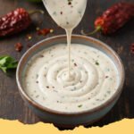 chipotle ranch dressing elevates your meals effortlessly - A glass jar filled with creamy chipotle ranch dressing next to fresh limes and cilantro.