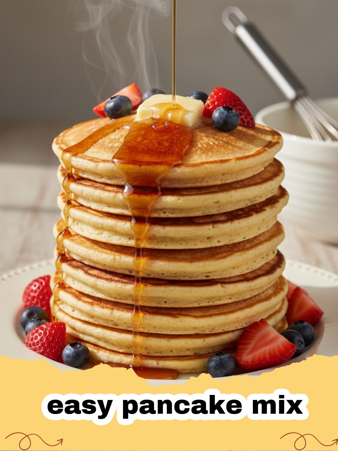 The Best Homemade Easy Pancake Mix for Fluffy Mornings