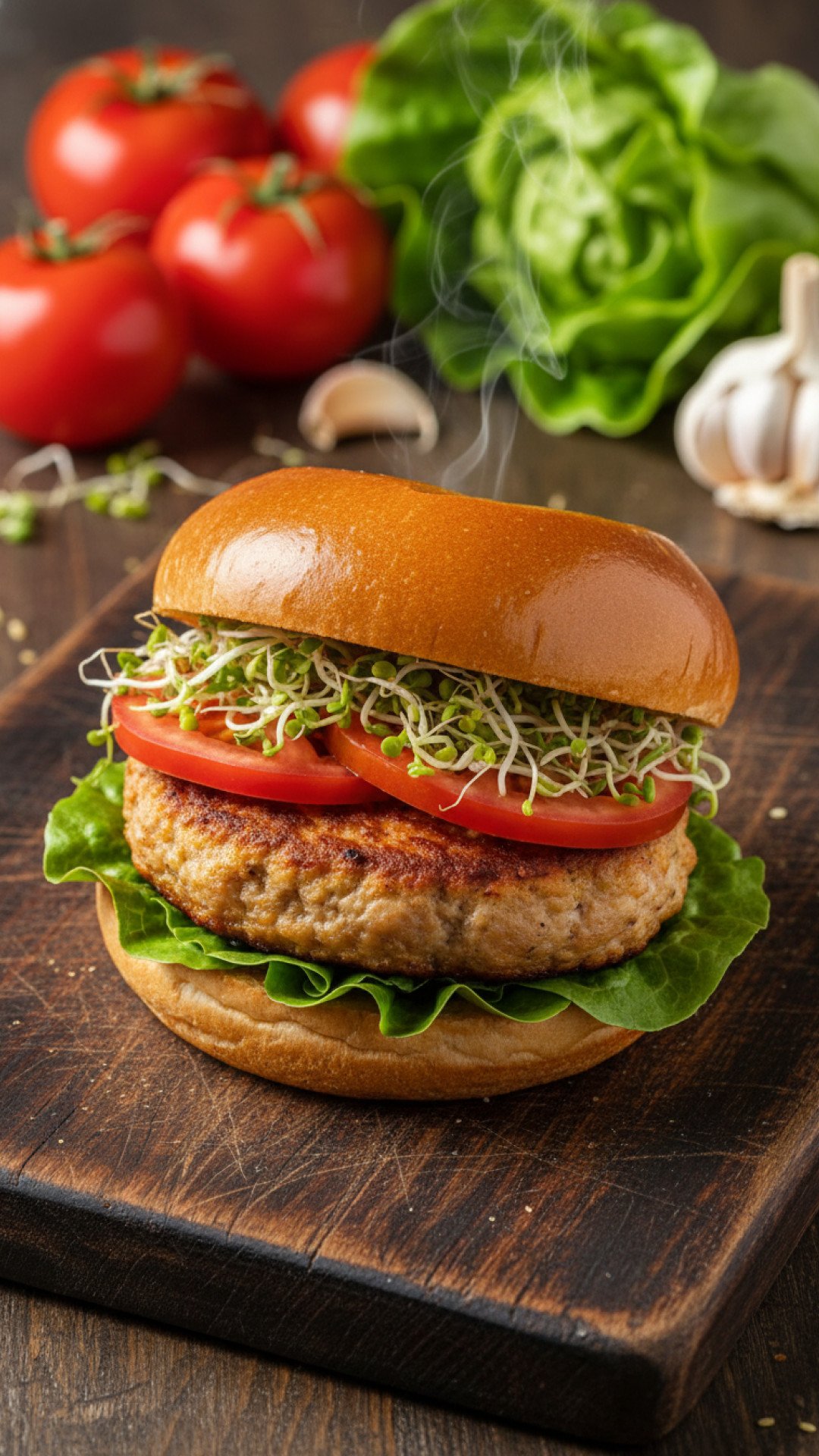 Juicy Air Fryer Turkey Burgers Preparation
