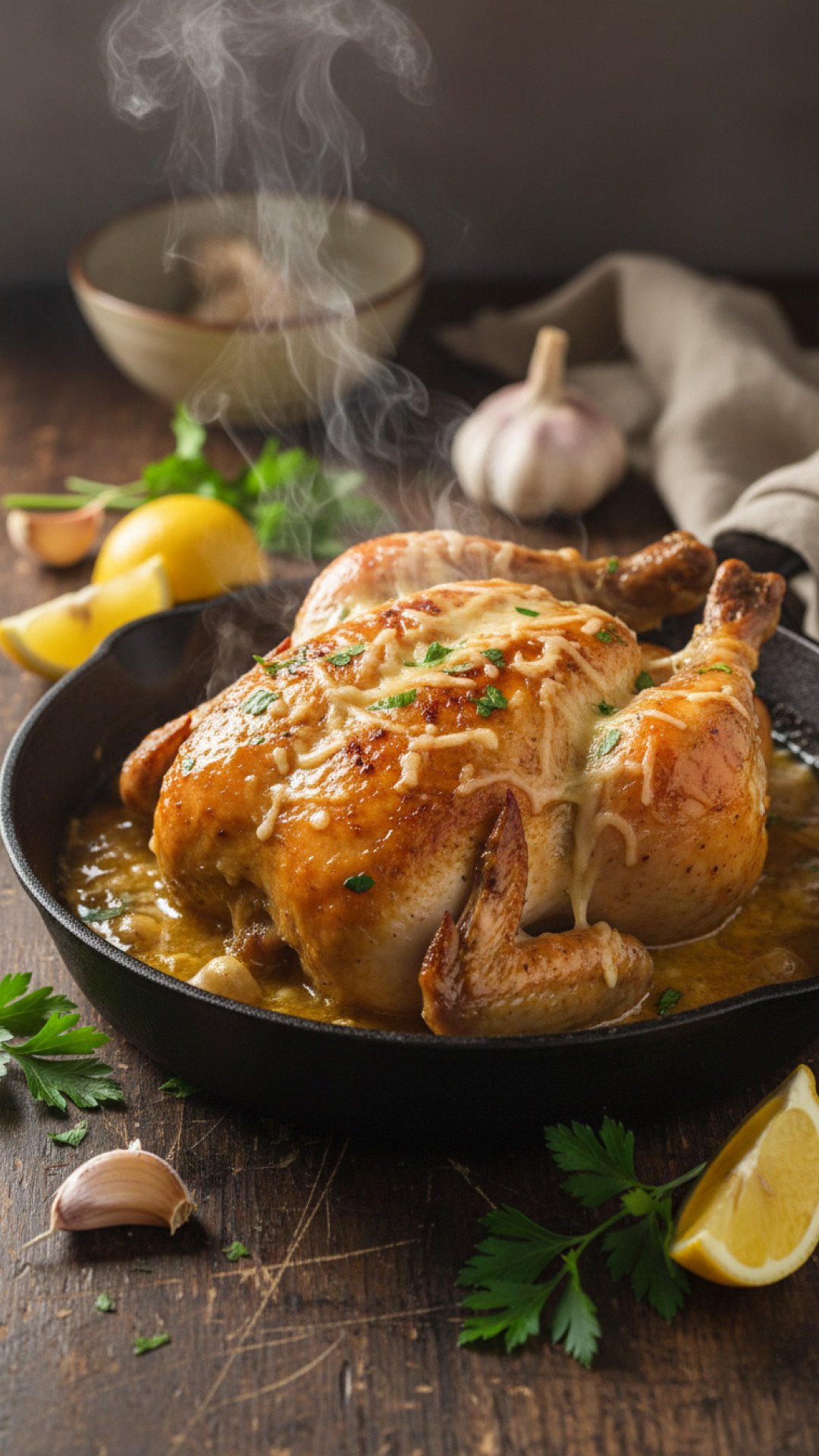 Lemon Garlic Parmesan Chicken Preparation