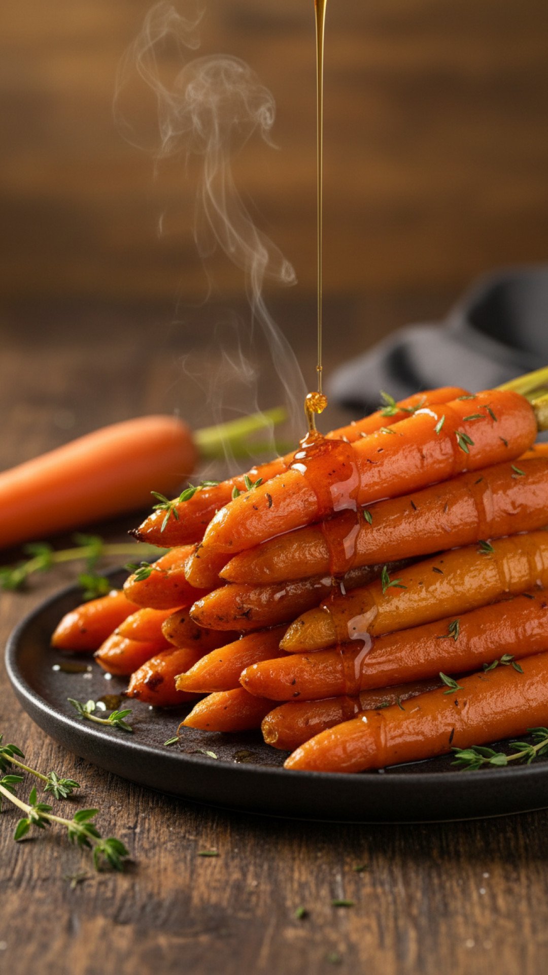 Maple Glazed Roasted Carrots Preparation