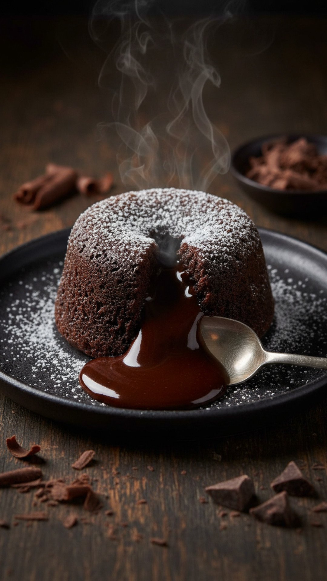 Midnight Chocolate Lava Cake Preparation